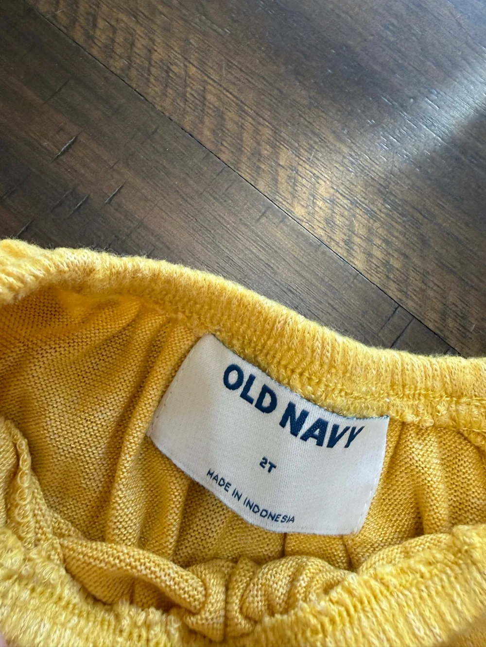 Old Navy Girls' Yellow Long-Sleeve Top